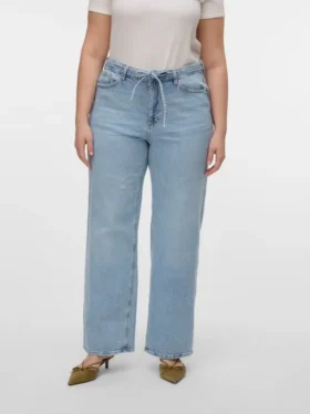 Jeans Vmctessa a vita alta e gamba larga