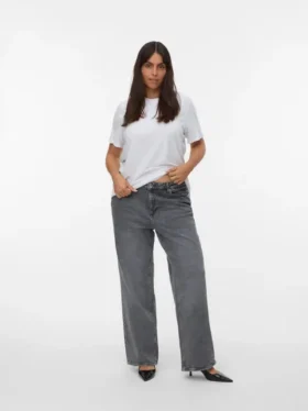 Jeans Vmctessa a vita alta e gamba larga