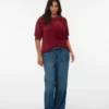 Jeans Vmctessa a vita alta e gamba larga