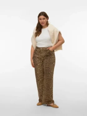 Jeans Vmctessa a vita alta e gamba larga