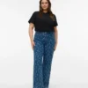 Jeans Vmctessa a vita alta e gamba larga