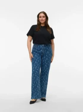 Jeans Vmctessa a vita alta e gamba larga