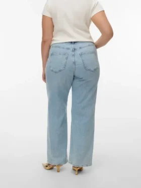 Jeans Vmctessa a vita alta e gamba larga