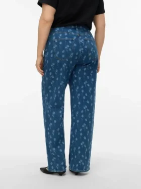 Jeans Vmctessa a vita alta e gamba larga