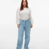 Jeans Vmctessa a vita alta e gamba larga