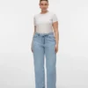 Jeans Vmctessa a vita alta e gamba larga