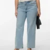 Jeans Vmctessa a vita alta e gamba larga