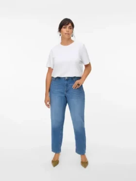 Jeans Vmctessa a vita alta e vestibilità «mom»