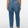 Jeans Vmctessa-Stretch a vita alta con vestibilità Mom