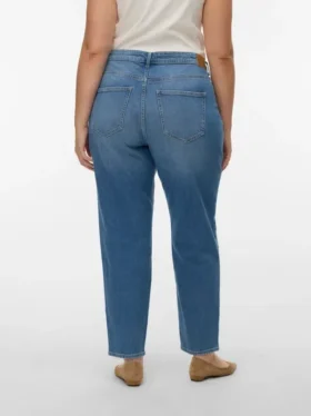 Jeans Vmctessa-Stretch a vita alta con vestibilità Mom