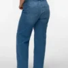 Jeans Vmctessa-Stretch a vita alta e gamba larga