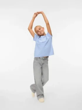 Jeans Vmdaisy a vita alta con vestibilità “mom”