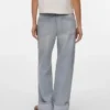Jeans Vmdarcy a vita media e gamba larga