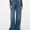 Jeans Vmelina a vita altissima e gamba larga Jeans Vmelina a vita altissima e gamba larga