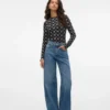 Jeans Vmelina a vita altissima e gamba larga Jeans Vmelina a vita altissima e gamba larga