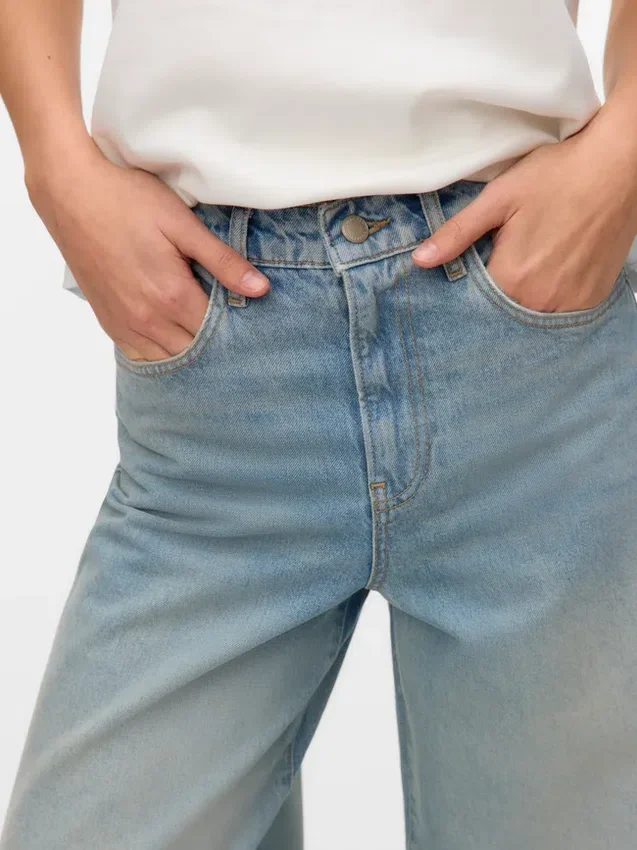 Jeans Vmelina a vita altissima e gamba larga Jeans Vmelina a vita altissima e gamba larga
