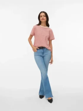 Jeans Vmella a vita media e taglio bootcut
