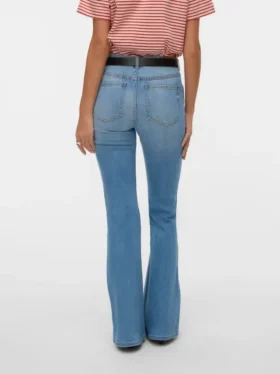 Jeans Vmella a vita media e taglio bootcut