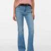 Jeans Vmella a vita media e taglio bootcut