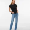 Jeans Vmella a vita media e vestibilità dritta