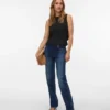 Jeans Vmella a vita media e vestibilità dritta