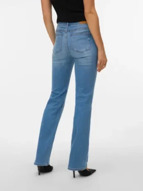 Jeans Vmella a vita media e vestibilità dritta