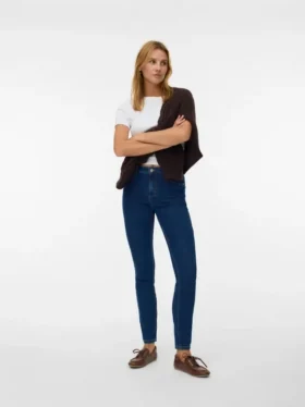Jeans Vmelly a vita media e vestibilità skinny