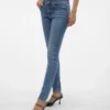 Jeans Vmempower a vita media e vestibilità skinny