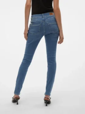 Jeans Vmempower a vita media e vestibilità skinny