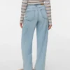 Jeans Vmestelle a vita alta e vestibilità a botte