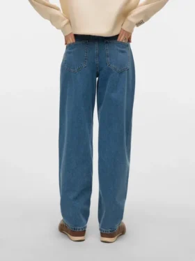 Jeans Vmestelle a vita alta e vestibilità a campana