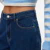 Jeans Vmestelle a vita alta e vestibilità a campana