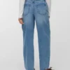 Jeans Vmetna a vita alta e vestibilità a botte