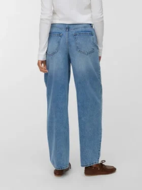Jeans Vmetna a vita alta e vestibilità a botte