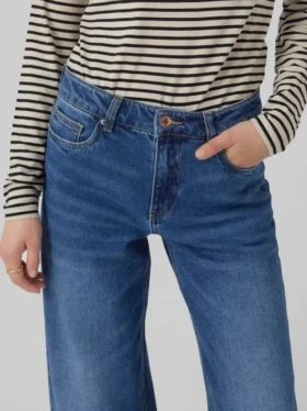 Jeans Vmfaith a vita bassa e gamba larga