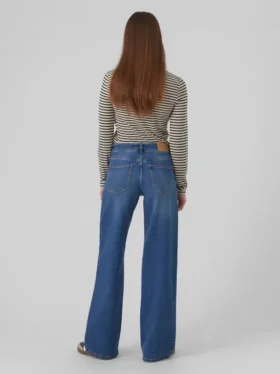 Jeans Vmfaith a vita bassa e gamba larga