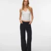 Jeans Vmfaye a vita bassa e gamba larga