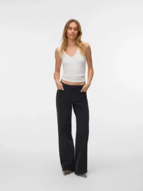 Jeans Vmfaye a vita bassa e gamba larga