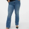 Jeans Vmflash a vita media e taglio svasato