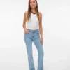 Jeans Vmflash a vita media e taglio svasato