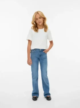 Jeans Vmflash a vita media e taglio svasato