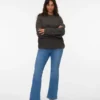 Jeans Vmflash a vita media e taglio svasato
