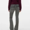 Jeans Vmflash a vita media e taglio svasato