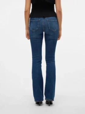 Jeans Vmflash a vita media e taglio svasato