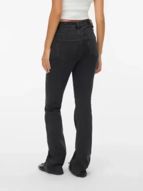 Jeans Vmflash a vita media e taglio svasato