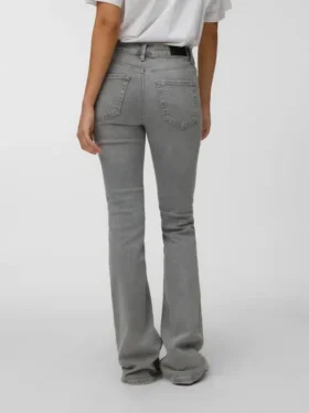 Jeans Vmflash a vita media e taglio svasato