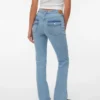 Jeans Vmflash a vita media e taglio svasato