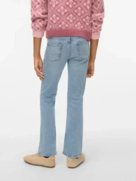 Jeans Vmflash a vita media e taglio svasato