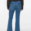 Jeans Vmflash a vita media e taglio svasato
