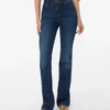 Jeans Vmflash a vita media e taglio svasato